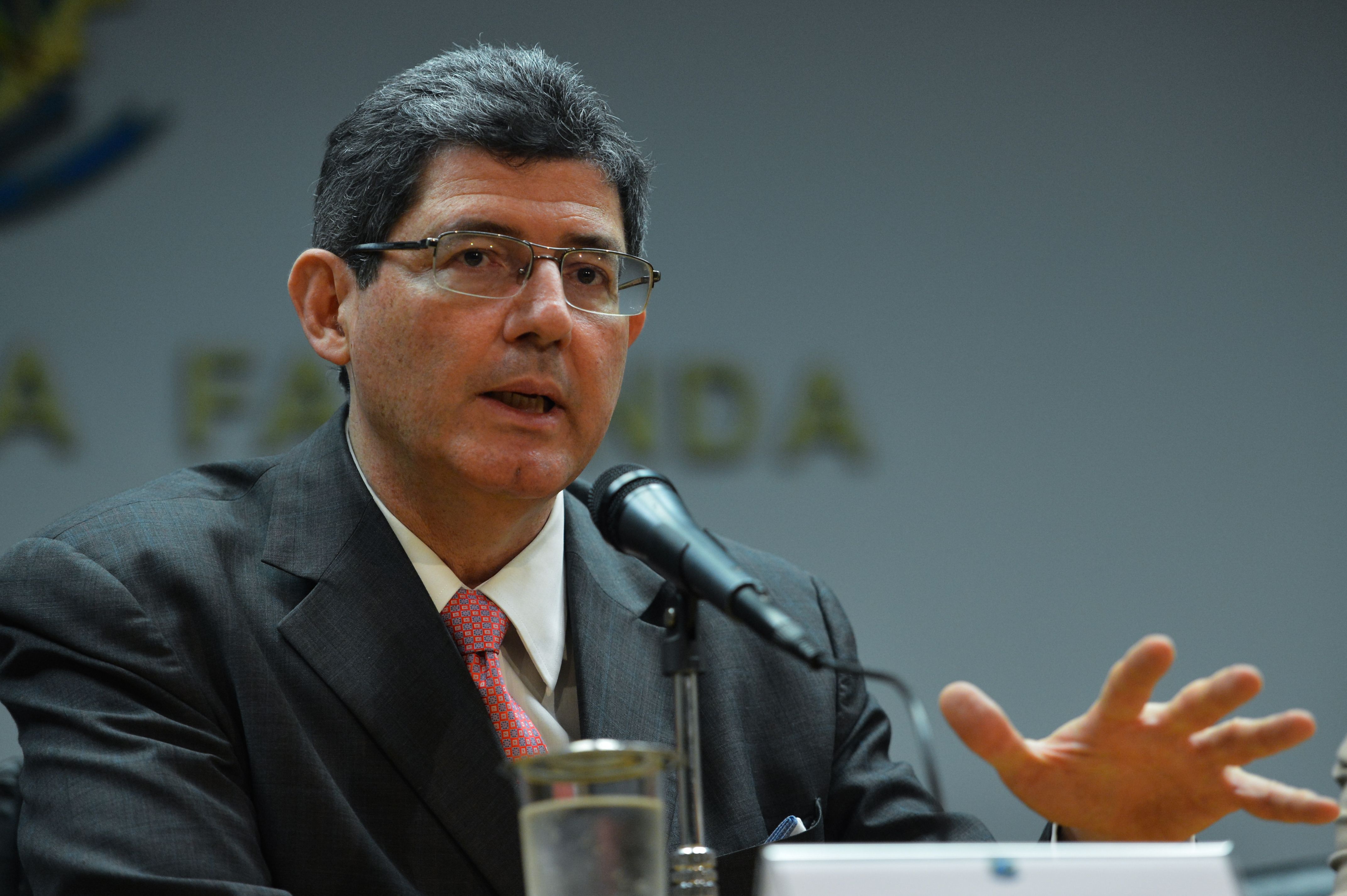 Ministro Joaquim Levy, da Fazenda, não teve o pedido aceito pelo TCU. | José Cruz/Agência Brasil