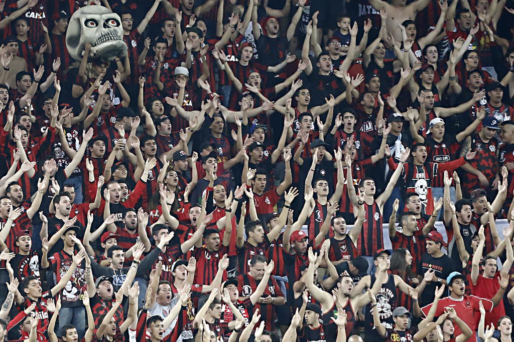 Torcida do Atlético na Arena da Baixada. | Albari Rosa/Gazeta do Povo