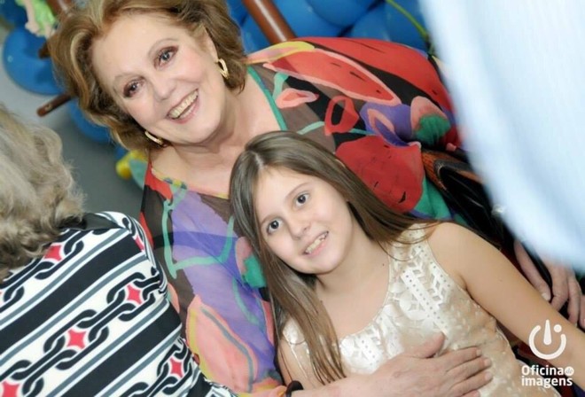 Wilza e a neta Giorgia Genta. | Arquivo da família