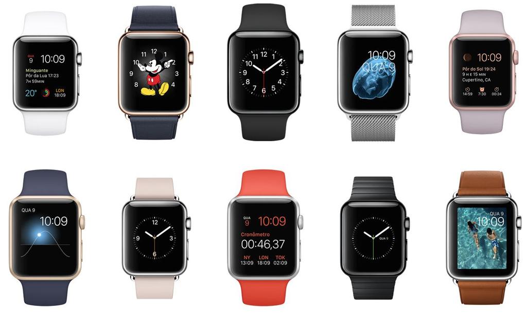 Dispositivo terá opções com diferentes materiais e pulseiras | Divulgação/Apple