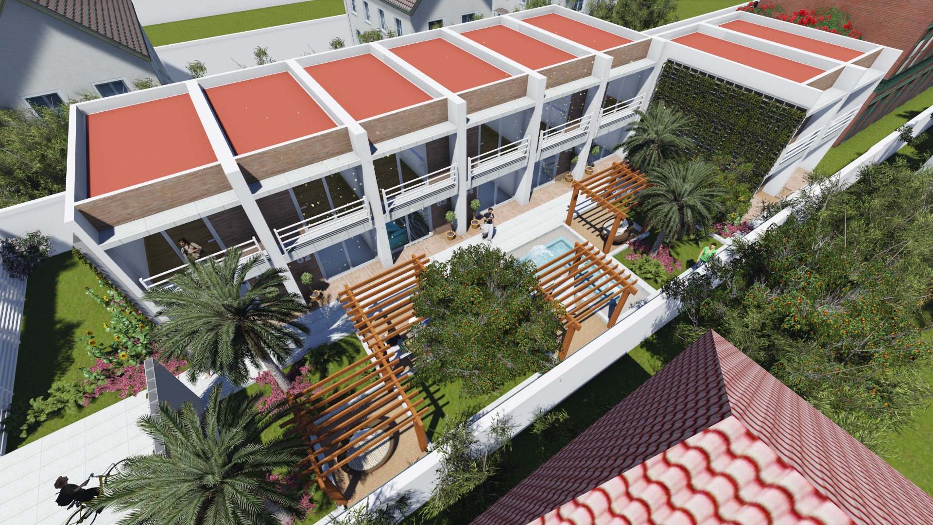 Projeto da Interage é conceito de baixo custo com 35 m2 em bloco estrutural | Divulgação/