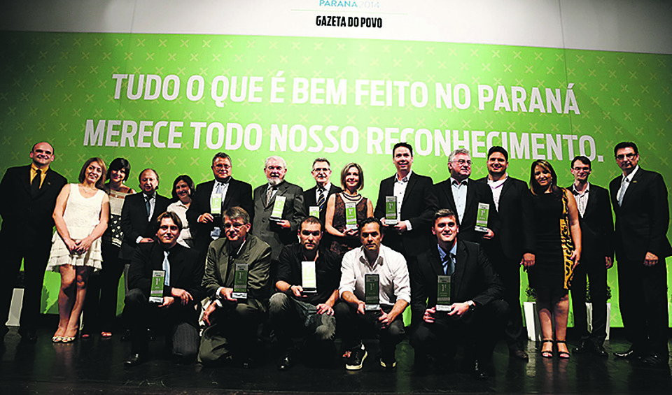 Os vencedores de 2014: quatro empresas buscam bicampeonato. | Hugo Harada/Gazeta do Povo