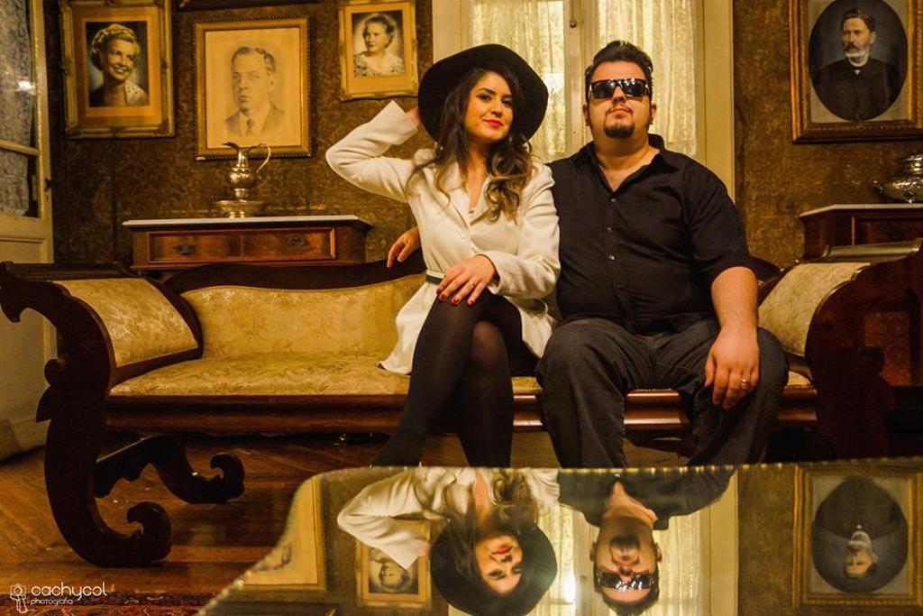 Michele e Fabio se preparam para gravar “Tons de Mi & Fa”. | Divulgação