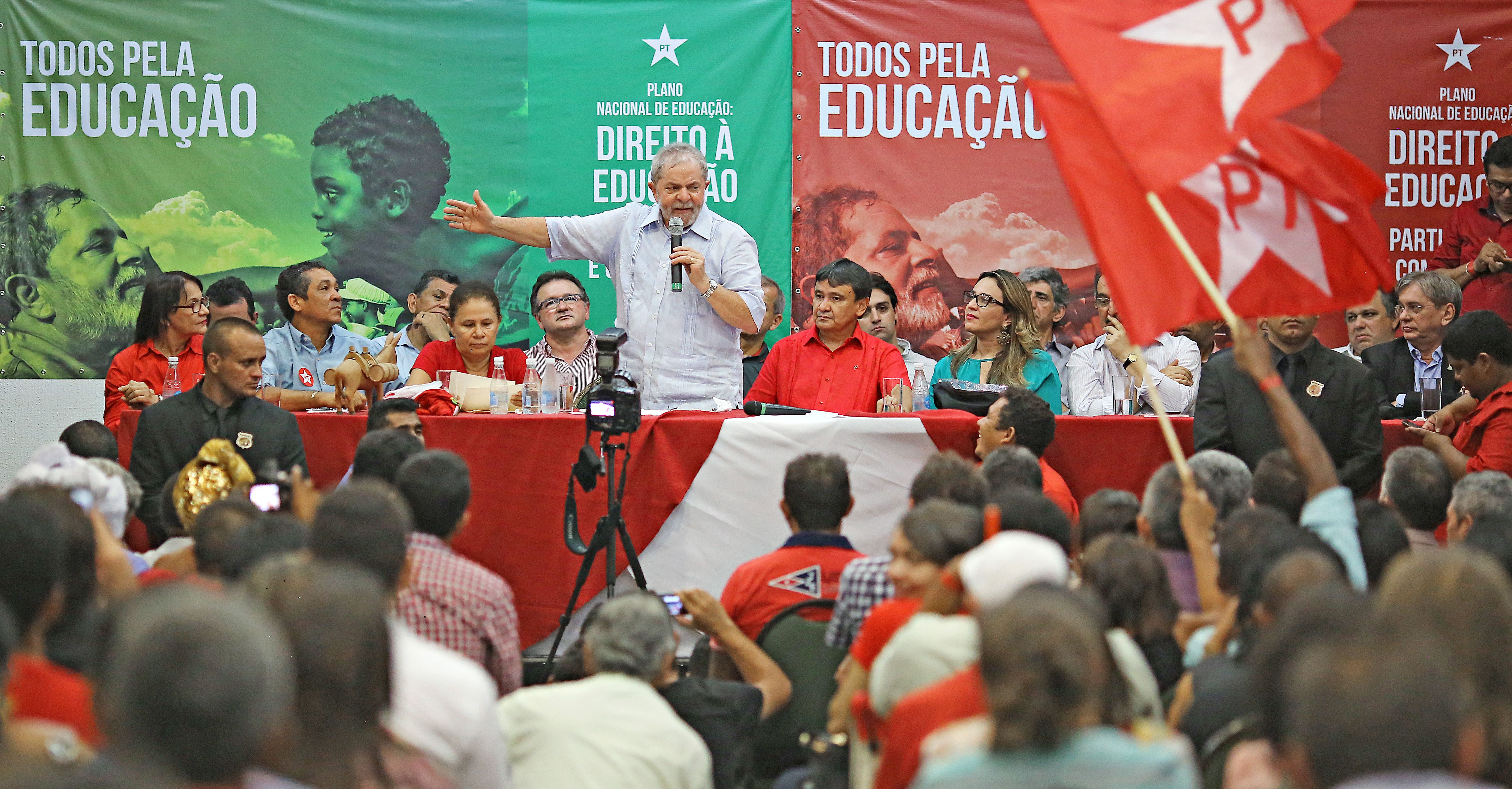 Ex-presidente Lula participou de ato em defesa do partido no Piauí. | Ricardo Stuckert/ Instituto Lula