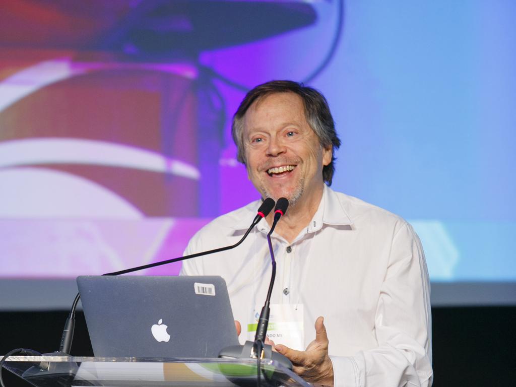 “A culpa é de vocês, cientistas. Porque vocês não têm a linguagem para comunicar”, disse Meirelles em palestra. | Adalberto Rodrigues /
Fundação Grupo Boticário