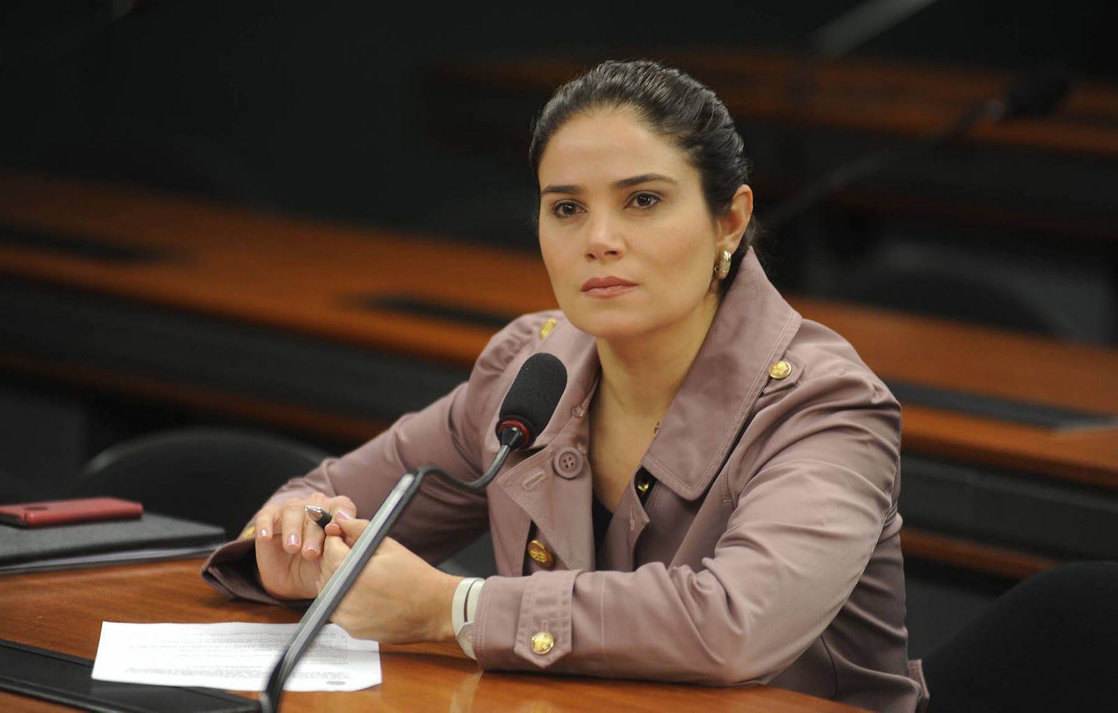 Aline Correa está sendo investigada pela Operação Lava Jato junto com o pai, o ex-deputado Pedro Correa. | Câmara dos Deputados de SP