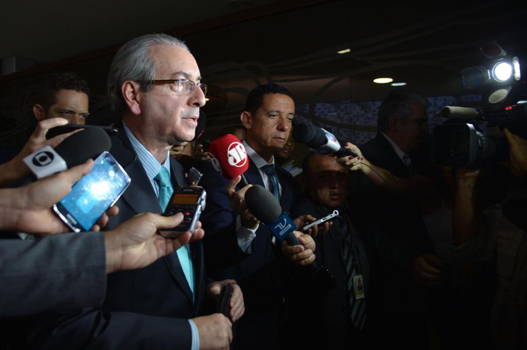 Os partidos de oposição se reunirão na terça-feira (13) em Brasília para tomar uma posição conjunta sobre a situação de Cunha. | Fabio Rodrigues Pozzebom/ Agência Brasil