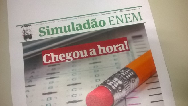 Na sexta-feira, a Gazeta do Povo publica o Simuladão Enem, com 40 questões. | Jônatas Dias Lima/Gazeta do Povo
