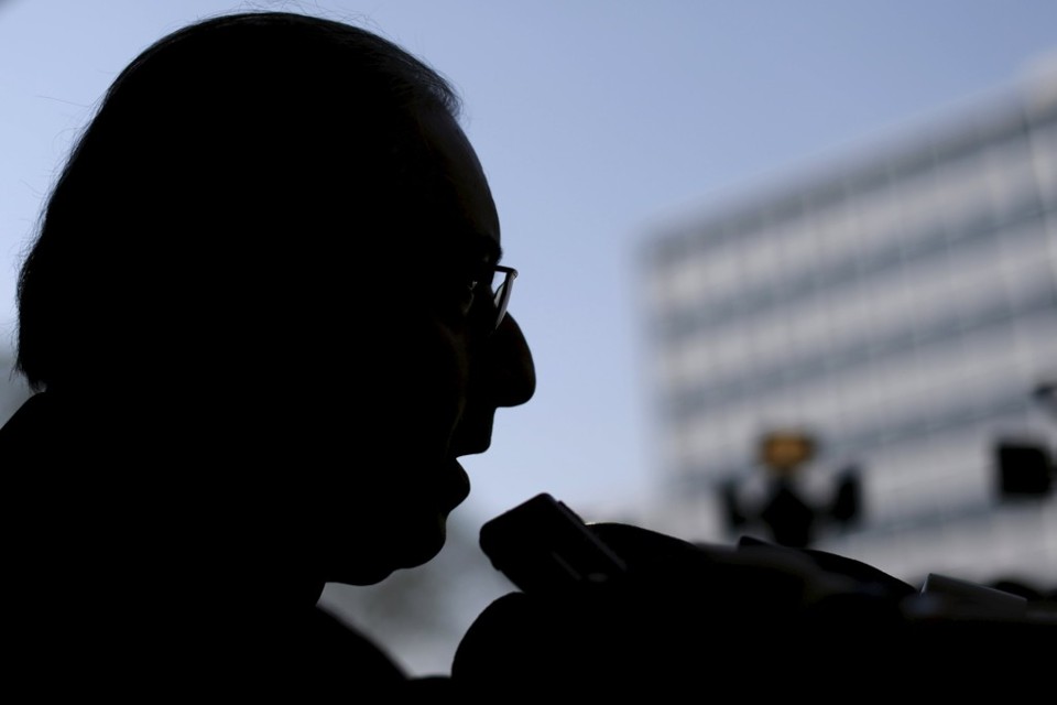 Eduardo Cunha não quis comentar os novos documentos que apareceram desmentido sua versão para contas secretas. | Ueslei Marcelino/Reuters