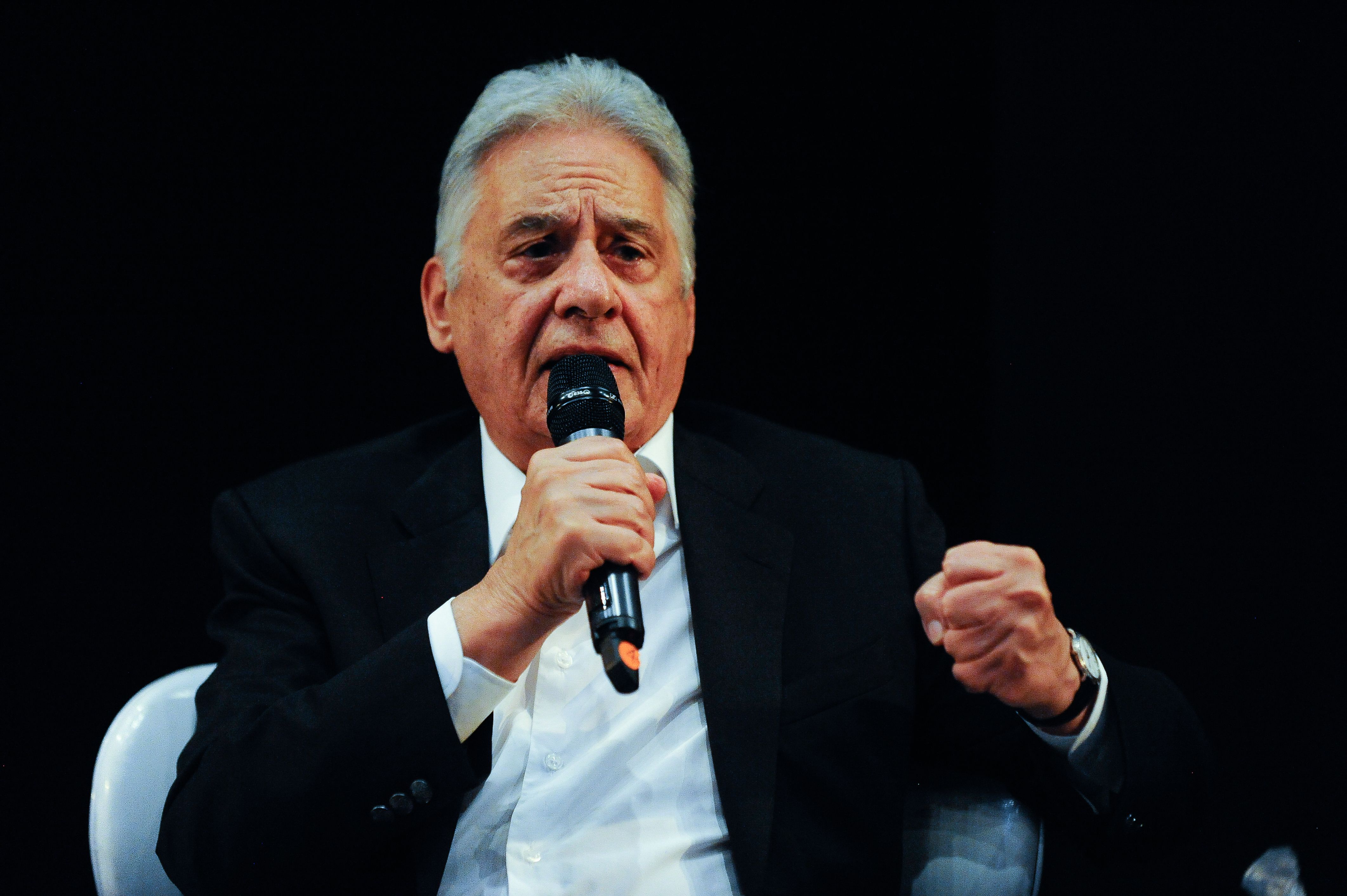 Ex-presidente Fernando Henrique criticou a postura do presidente da Câmara Eduardo Cunha. | Tânia Rêgo/Agência Brasil