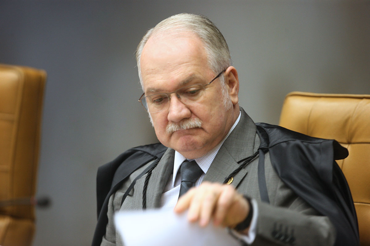 O nome do ministro Luiz Edson Fachin também é citado por Delcídio. O senador petista se comprometeu, em reunião no hotel Golden Tulip, em Brasília, a “conversar com o ministro Edson Fachin”. | Nelson Jr./SCO/STF