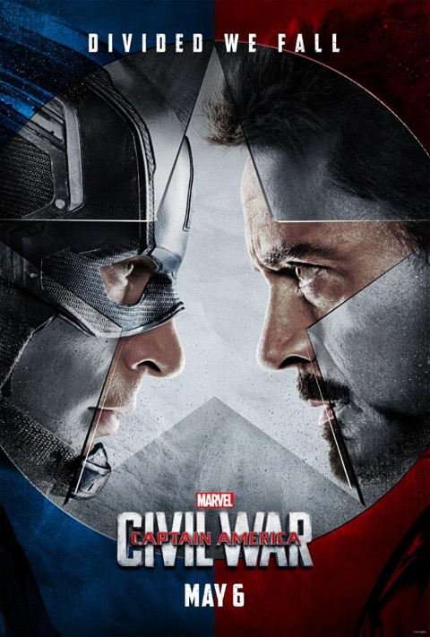 Heróis se enfrentam no primeiro trailer de “Capitão América: Guerra Civil” Poster oficial de “Capitão América: Guerra Civil” | Divulgação/