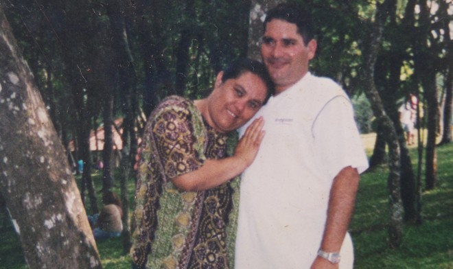 Cirlene e o marido Joaquim. | Arquivo Pessoal