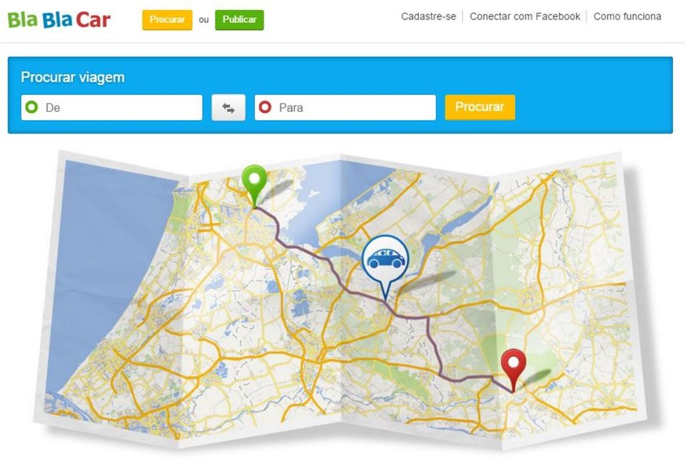 Atualmente a BlaBlaCar tem operações em países como Rússia, Turquia e Índia, reunindo 20 milhões de membros do serviço | Divulgação
