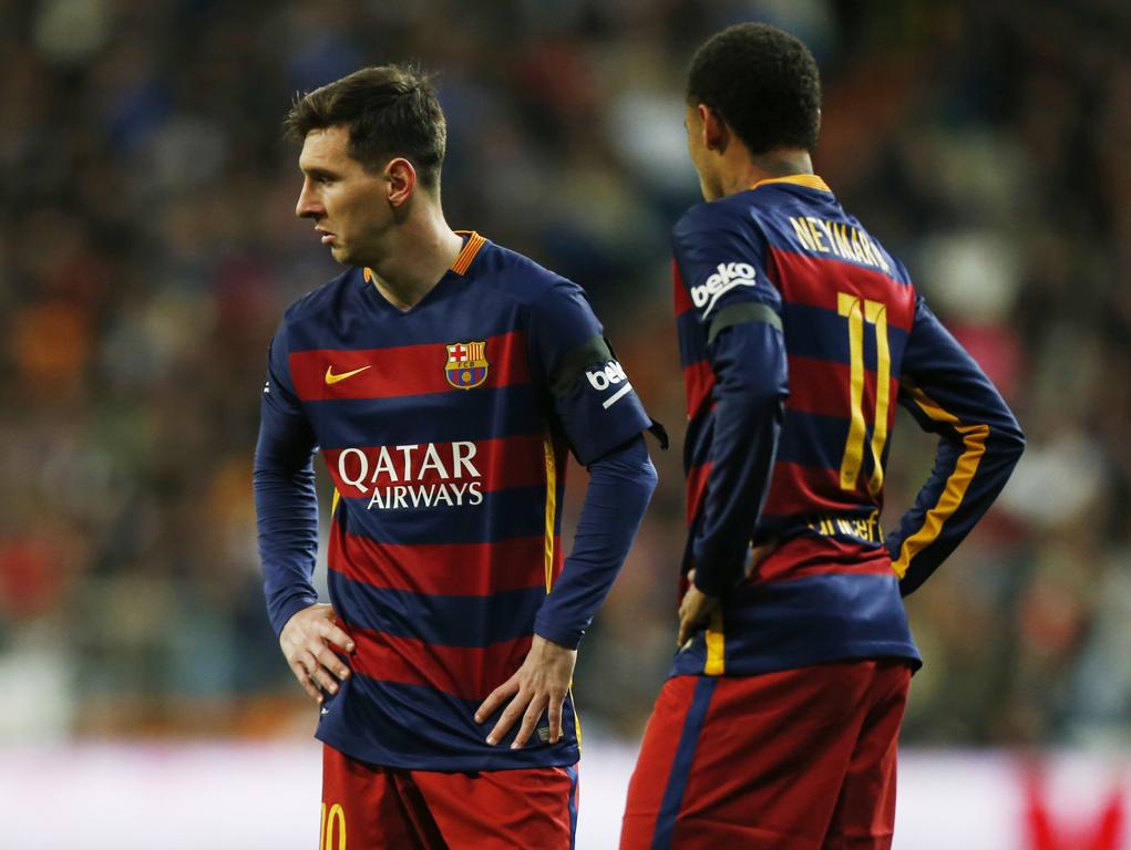 Messi e Neymar que, ao lado de Suarez, formar o trio de estrelas do ataque catalão | Reuters / Stringer/REUTERS