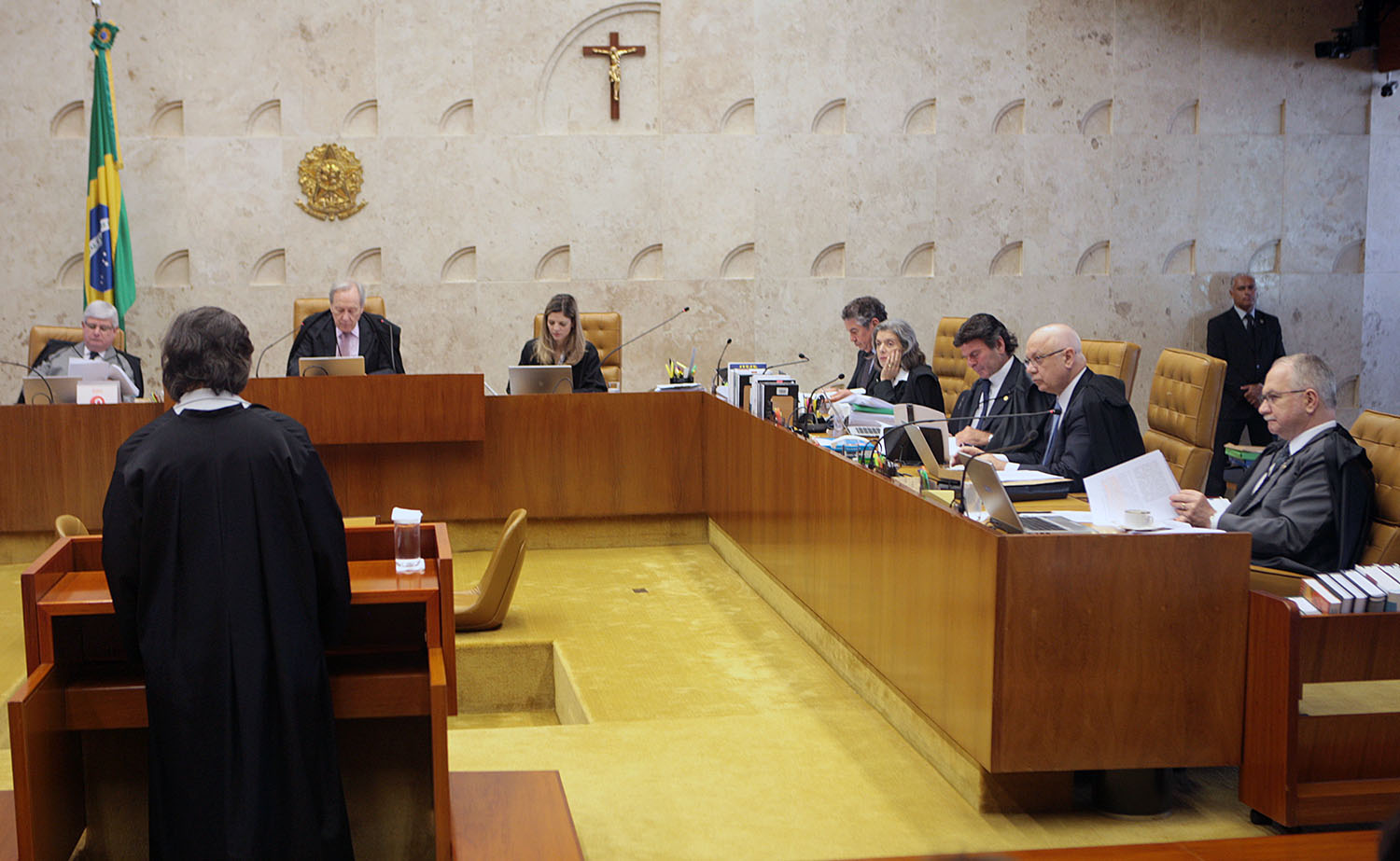 Ministro do STF analisaram a prisão do senador Delcício Amaral: unanimidade. | Nelson Jr./STF