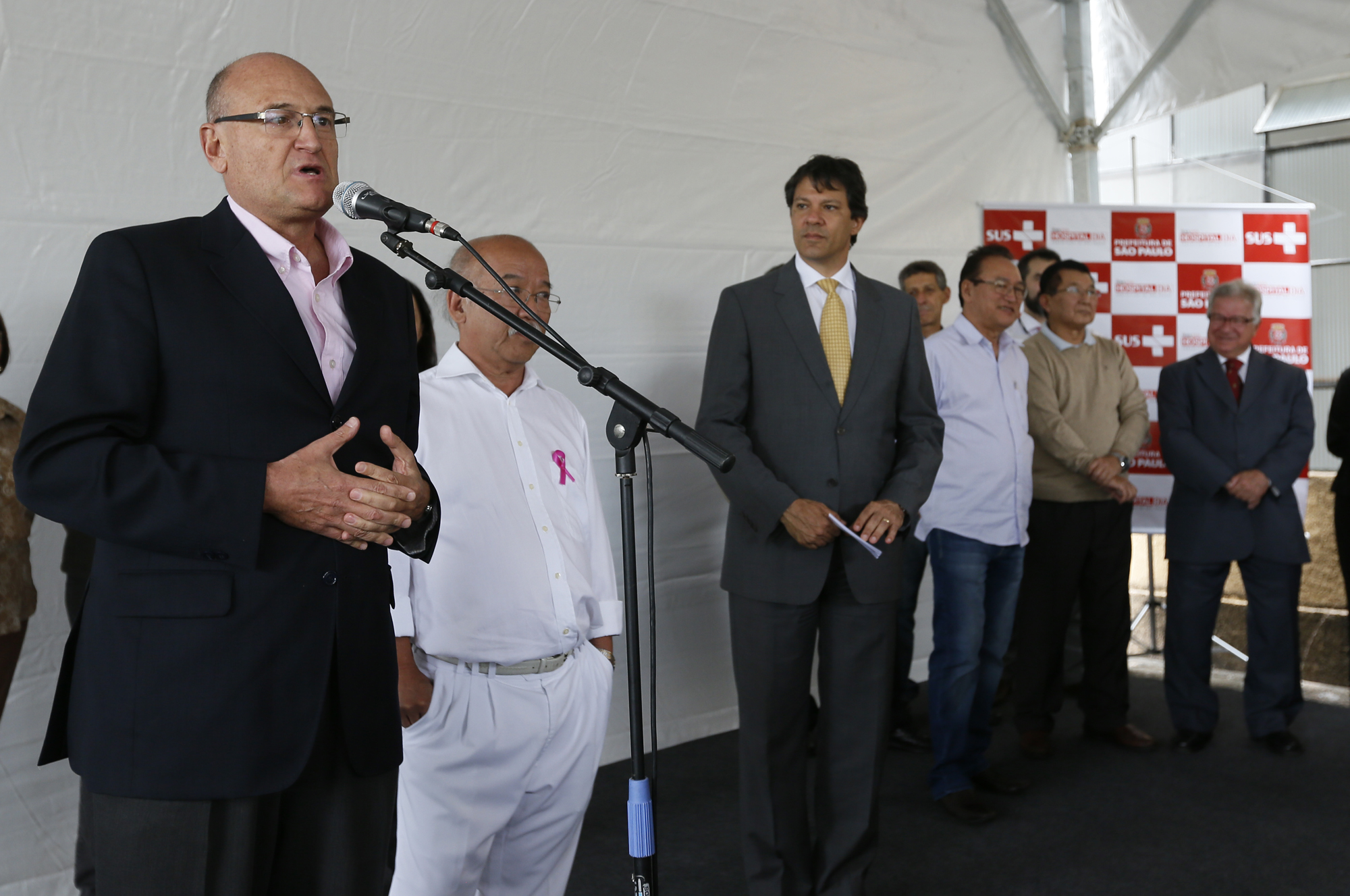 José de Filippi Júnior (à esq.) foi tesoureiro da campanha de Lula em 2006. | César Ogata / SECOM