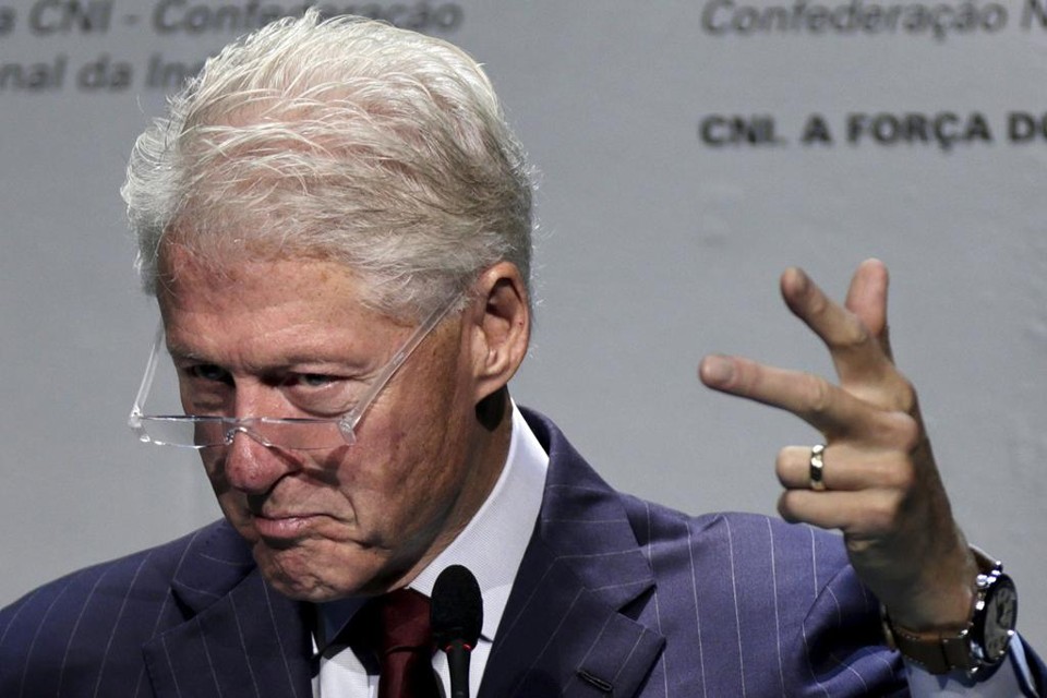 “Mesmo com a crise política, há mais coisa boa aqui do que ruim. E o mundo precisa que o Brasil tenha êxito”, afirmou Bill Clinton | Joedson Alves /Reuters