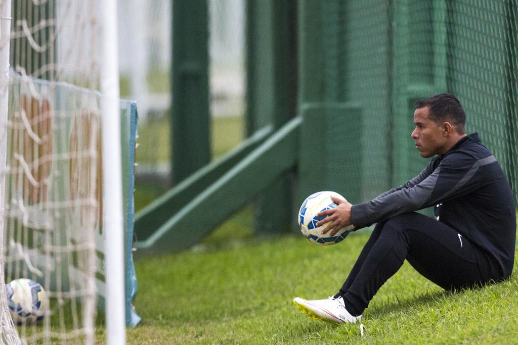 Na volta ao Coritiba, onde brilhou entre 2009 e 2011, Marcos Aurélio acabou não convencendo e perdeu espaço no elenco. | Brunno Covello/Gazeta do Povo