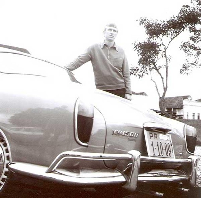 Krüger no começo da carreira no Coritiba: ano que vem ídolo completa 50 anos de Alto da Glória. |