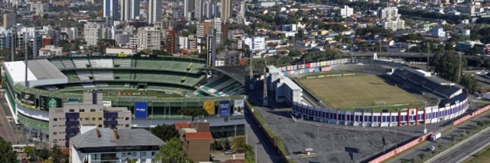 Couto Pereira e Vila Capanema: arena conjunta para os dois clubes causa polêmica. | /