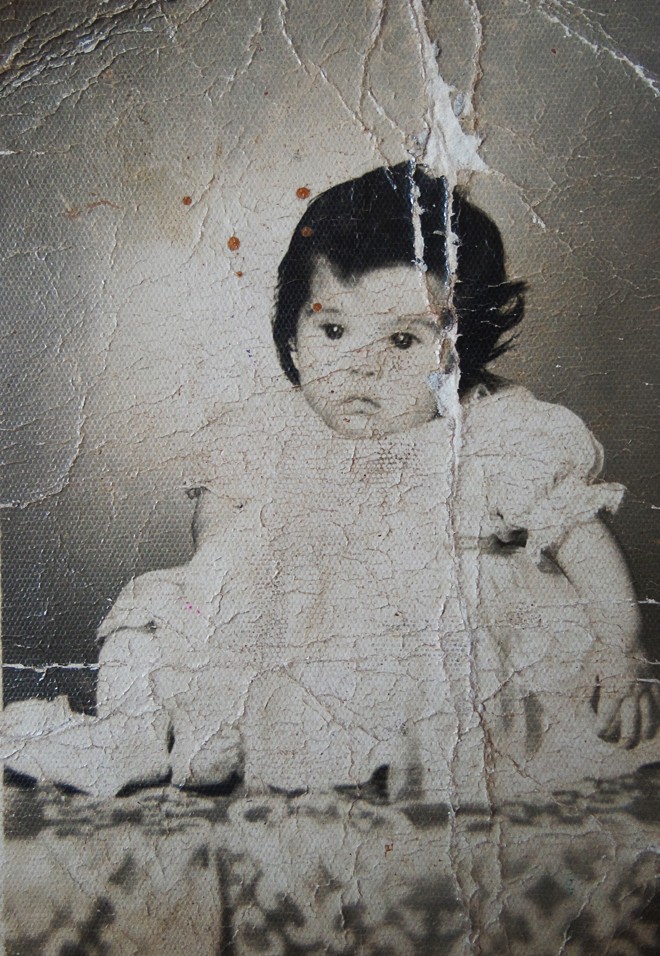 Cirlene em seus primeiros anos de vida. | Foto: Arquivo Pessoal