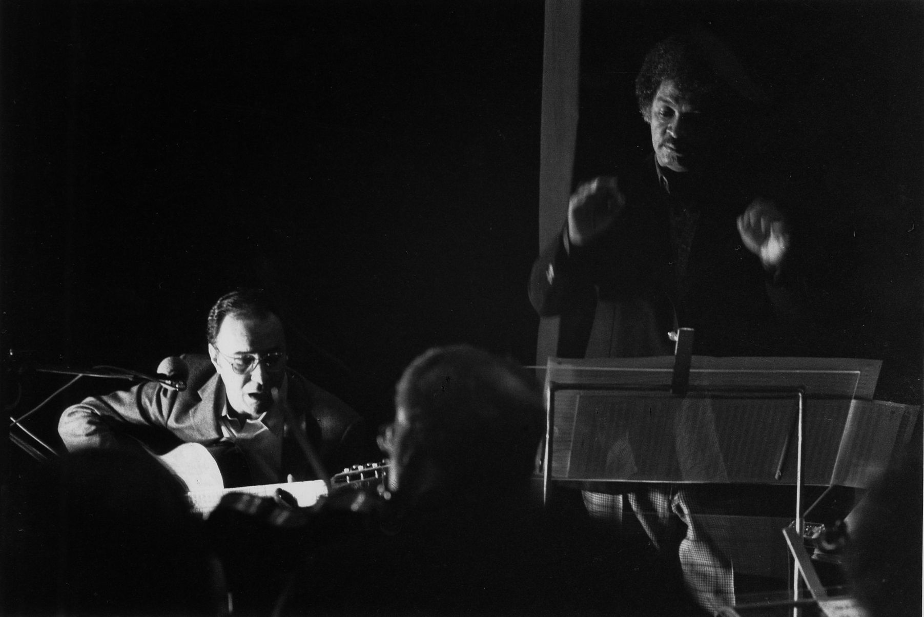 João Gilberto e Waltel Branco: os dois dividiram quarto de pensão em Copacabana e se entendiam. | Arquivo pessoal