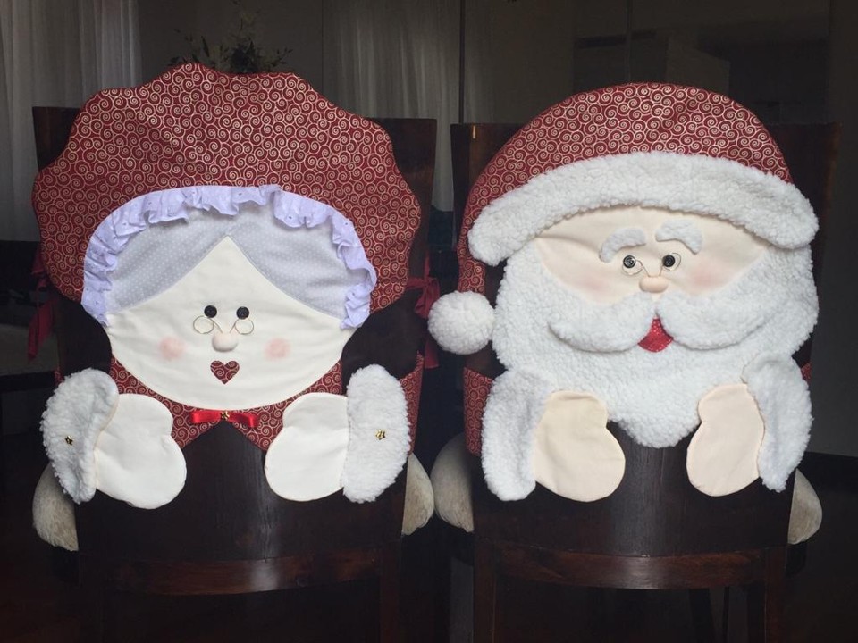Encostos decorativos para cadeiras estarão à venda no bazar Amigas & Negócios | Divulgação