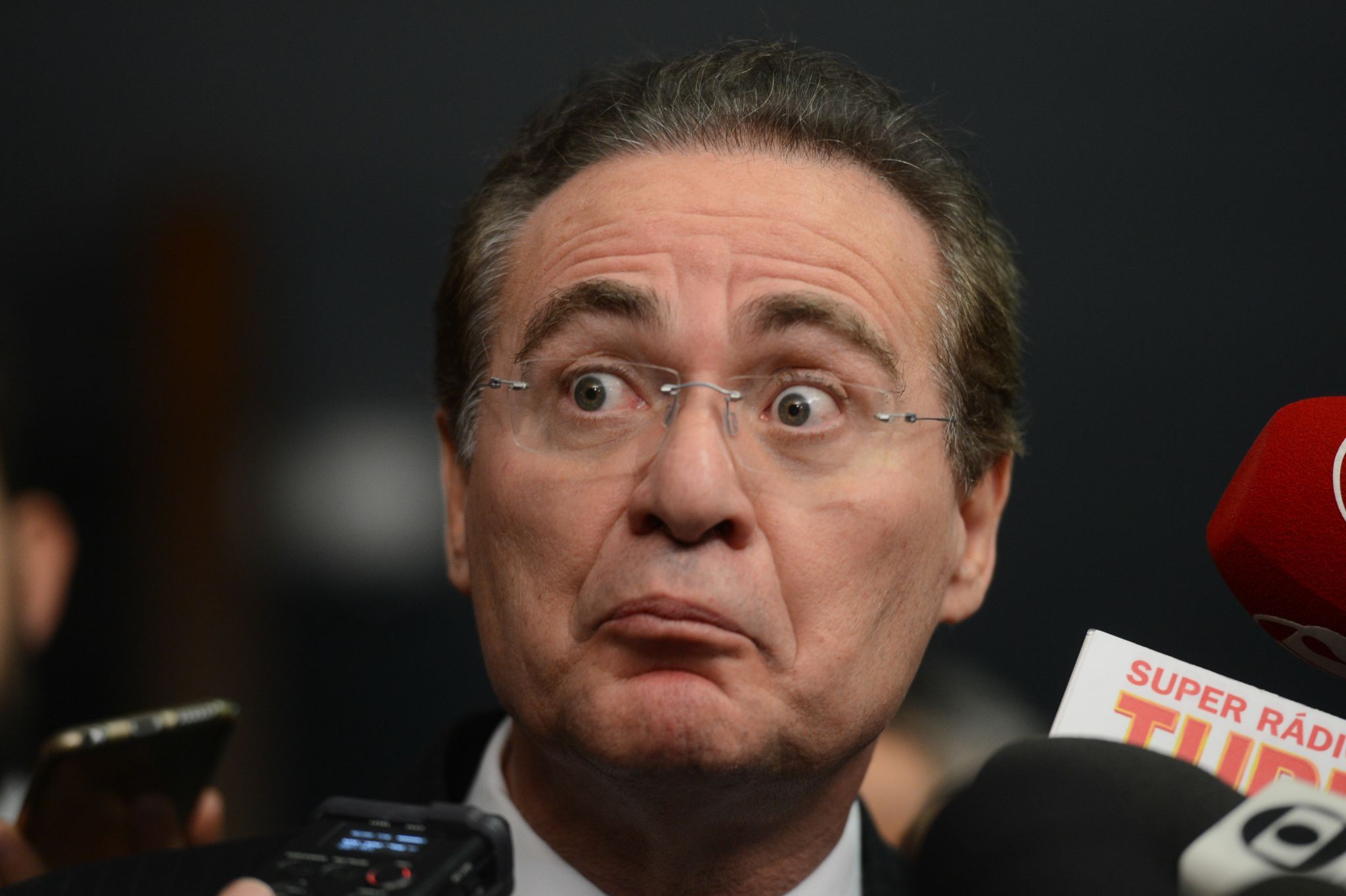 Renan Calheiros, presidente do Senado: surpreendido pela notícia. | Fabio Rodrigues Pozzebom/Agência Brasil