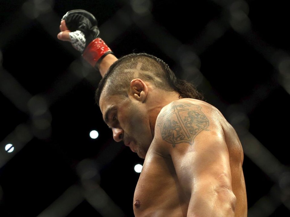 Vitor Belfort venceu a principal luta da noite. | PAULO WHITAKER/REUTERS