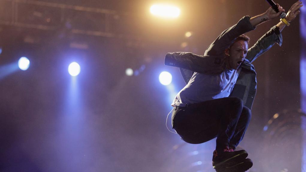 Chris Martin, vocalista do Coldplay, em show no Rock in Rio de 2011 | Ricardo Moraes/Reuters
