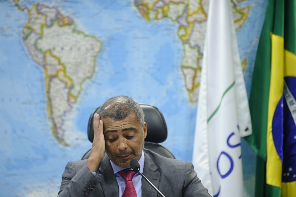 Romário: contas na Suíça e ligação com o Delcídio Amaral. | Marcos Oliveira
/Agência Senado