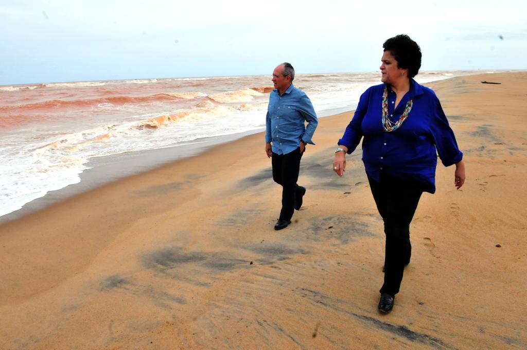 Izabella Teixeira vistoriou local do desastre ambiental | Foto: Paulo de Araujo /MMA/Fotos Públicas