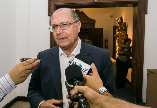 Geraldo Alckmin, governador de São Paulo: críticas indiretas ao PT. | Gilberto Marques/A2IMG