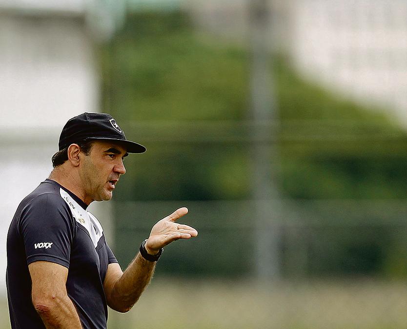Ricardo Gomes terá o retorno do goleiro Jefferson no duelo do Botafogo com o ABC. | Vitor Silva/SSPress/Botafogo
/