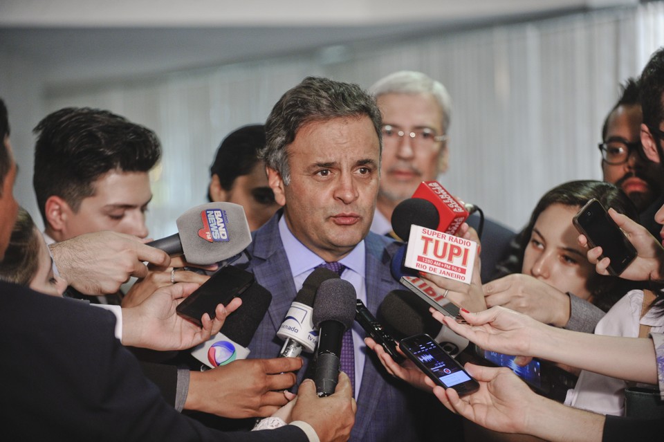 O líder tucano enfatizou que o partido não terá sua atuação política limitada “exclusivamente à expectativa se vai ser aceito o afastamento” da presidente da República. | Marcos Oliveira/ Agência Senado/Fotos Públicas