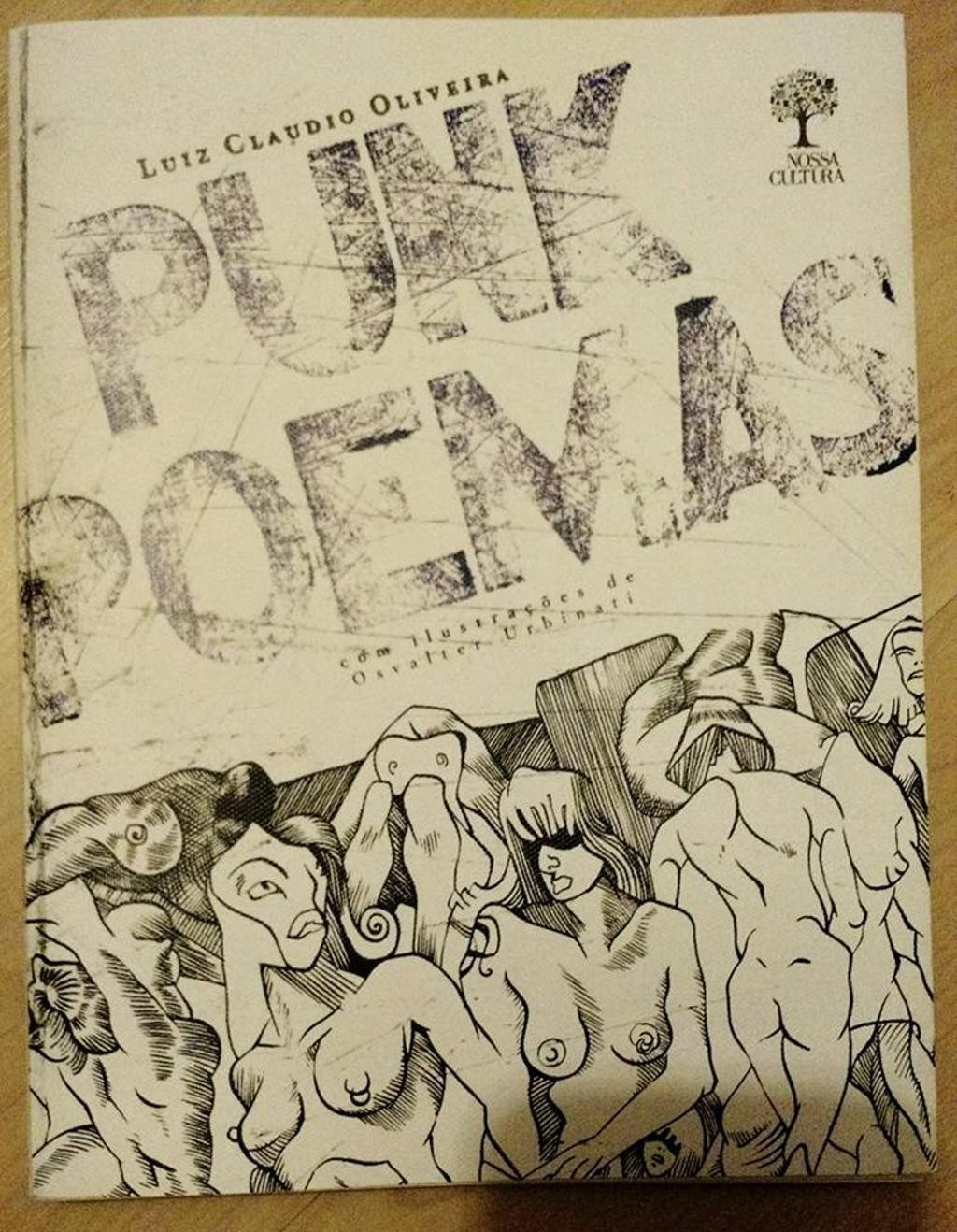 Capa de Osvalter Urbinati para o livro de Luiz Claudio Oliveira.