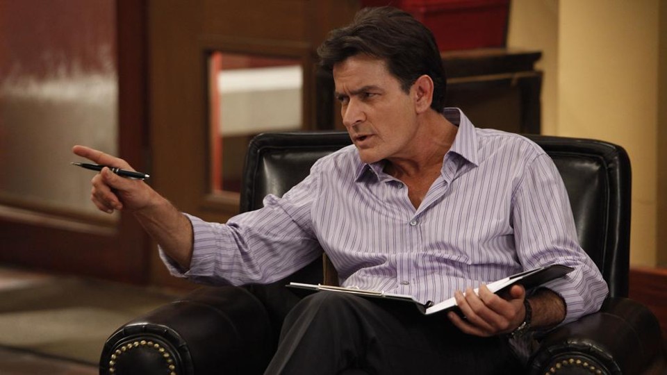 Charlie Shee, astro da série “Two and a Half Men” | Divulgação Tv Globo