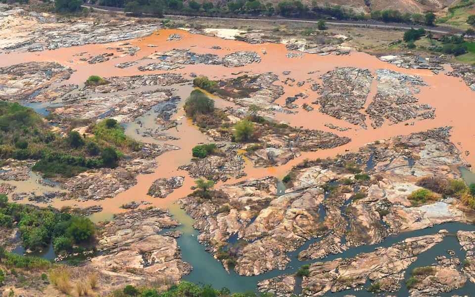 Lama invade o Rio Doce em Resplendor, Minas Gerais | Fred Loureiro/ Secom ES