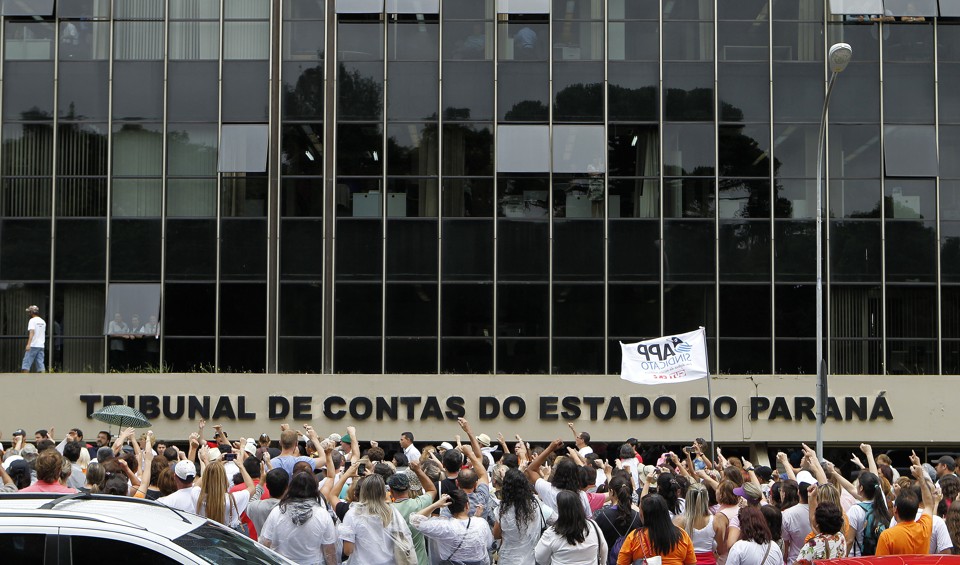 Obra o prédio anexo é alvo de investigação por suposta fraude na licitação. | Jonathan Campos/Gazeta do Povo