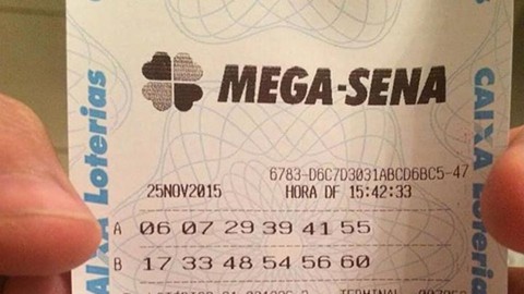 Suspeita de fraude na Mega-Sena? Saiba se é verdade ou boato Imagem de suposto bilhete premiado em R$ 205 milhões pela Mega-Sena circula pela internet. | Reprodução/Facebook