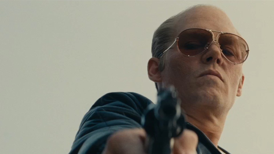 Johnny Depp no papel de um dos bandidos mais temidos dos Estados Unidos em qualquer época: fracassos, só de cara limpa. | Divulgação