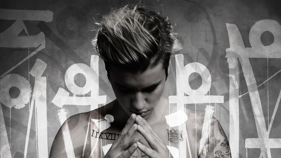 Justin Bieber na capa do disco “Purpose” | Divulgação/