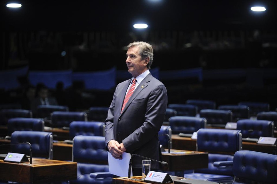 laudo identificou ainda 469 depósitos na conta do senador de R$ 2 mil feitos em 33 datas de 2011 a 2014 totalizando R$ 938 mil e 46 depósitos de R$ 1.500 num total de R$ 69 mil. As repetições, segundo o entendimento do Banco Central, podem indicar lavagem de dinheiro. | Jefferson Rudy/Jefferson Rudy/Agência Senado