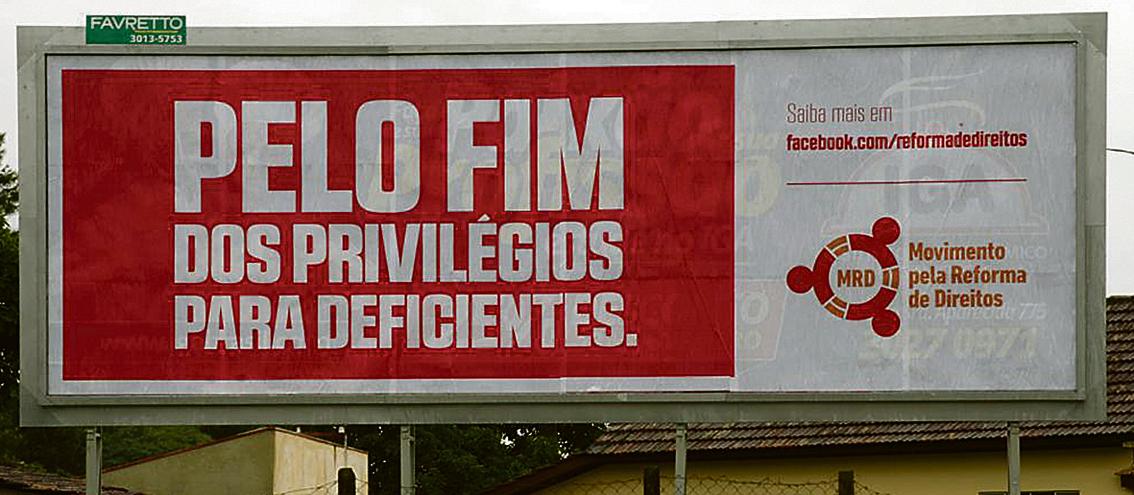 Campanha divulgada em Curitiba já atinge repercussão e críticas em nível nacional. | Aniele Nascimento/Gazeta do Povo