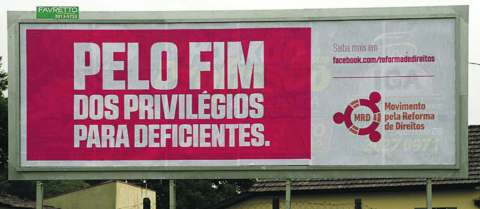 Campanha  divulgada em  Curitiba já atinge repercussão e críticas em nível nacional. | Aniele Nascimento/Gazeta do Povo