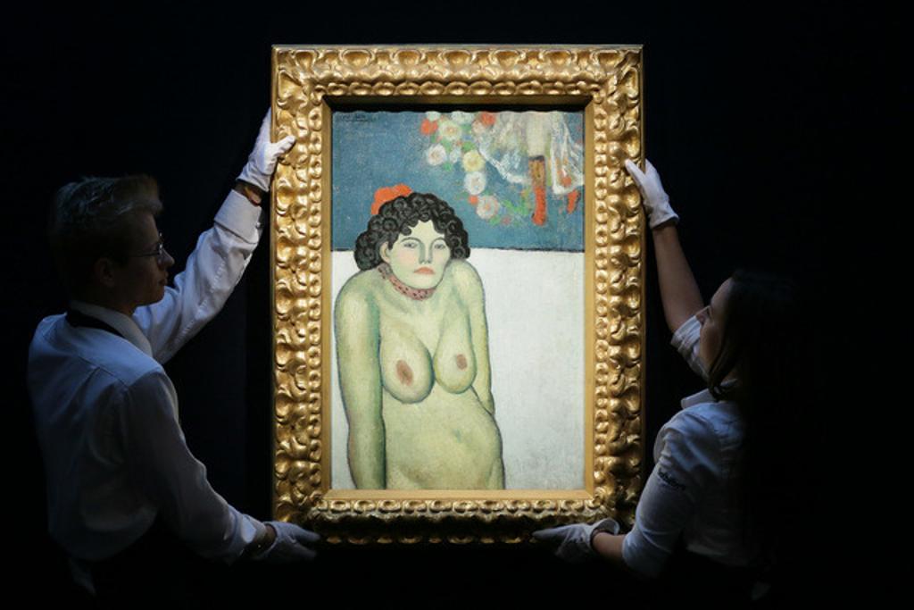 “La Gommeuse”, de Picasso, foi vendido por U$ 67,5 milhões. | TDG.com/Divulgação