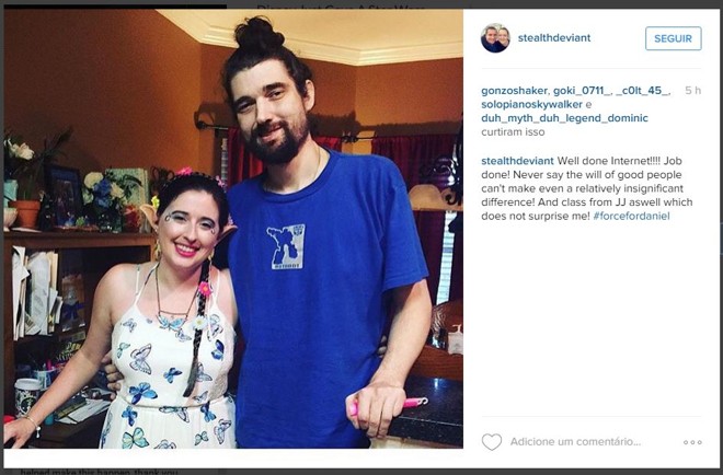 O casal decidiu pedir a ajuda dos internautas para conseguir atingir os estúdios da Disney. | Instagram