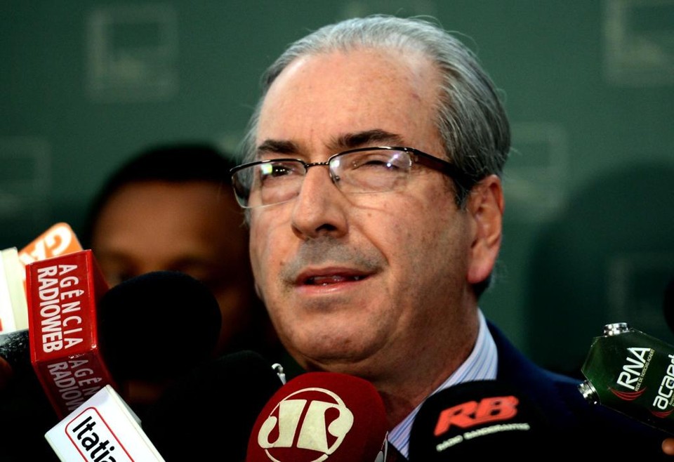 Para o peemedebista, os 11 pontos colocados por Janot para pedir ao Supremo Tribunal Federal (STF) seu afastamento do cargo de deputado federal - e, consequentemente, da presidência da Casa - são “absolutamente ridículos”. | Antonio Cruz/Agência Brasil