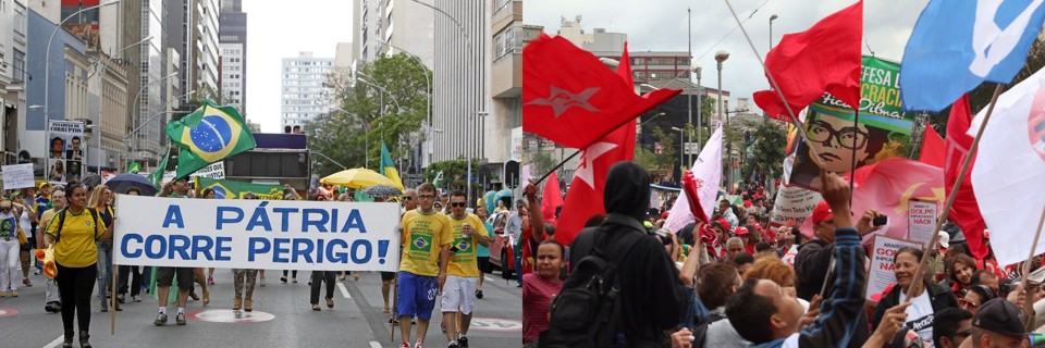Domingo grupos contra Dilma já saem às ruas. Ato a favor da presidente será no dia 16. | /